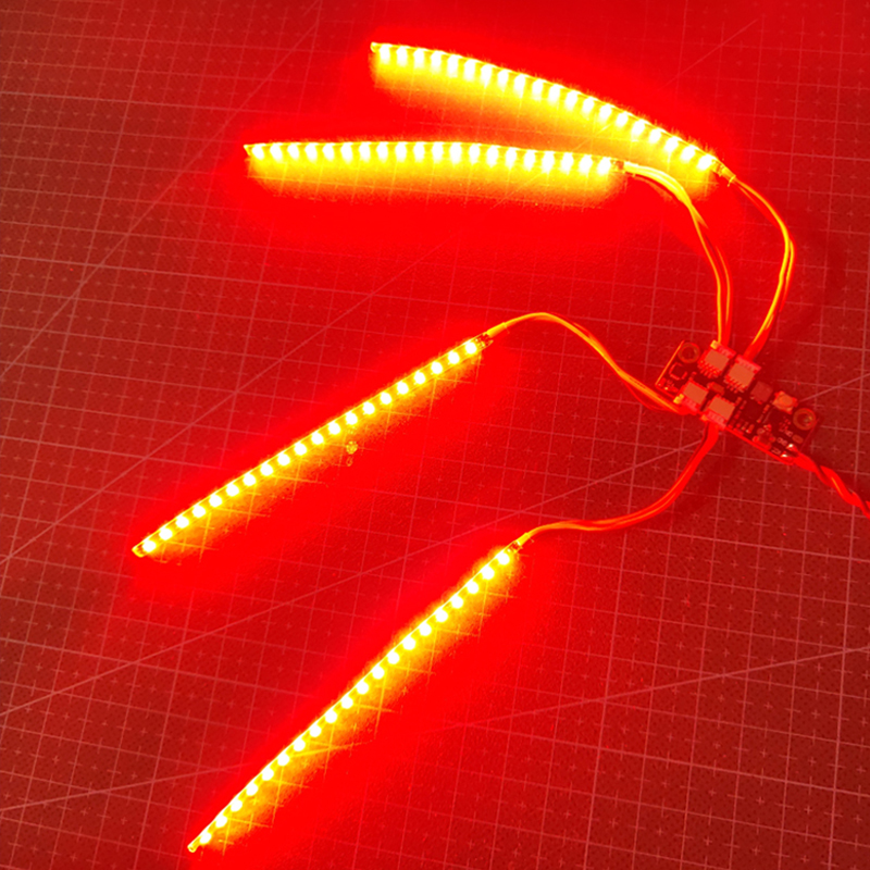 DC3.3-5V WS2812 Ultra Narrow 3.5mm Programmable Flexible LED Strip Light, 20 LEDs 0.32ft/0.1m RGB Individually Addressable LED Strips DC3.3-5V WS2812 Ultra Narrow 3.5mm Programmable Flexible LED Strip Light, 20 LEDs 0.32ft/0.1m RGB Individually Addressable LED Strips